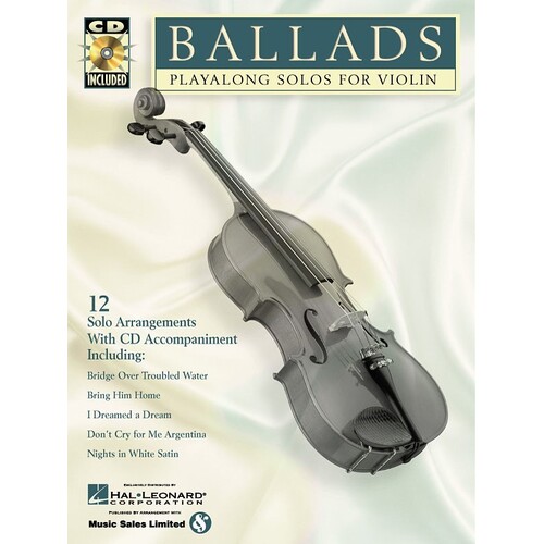 Ballads Play Along Solos Violin with CD