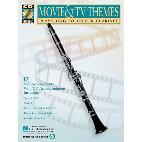 Movie And TV Themes Clarinet Book/CD (Softcover Book/CD)