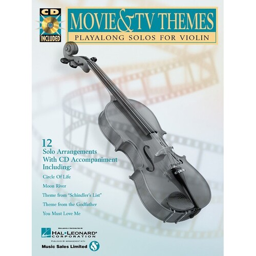 MOVIE AND TV THEMES VIOLIN Book/CD