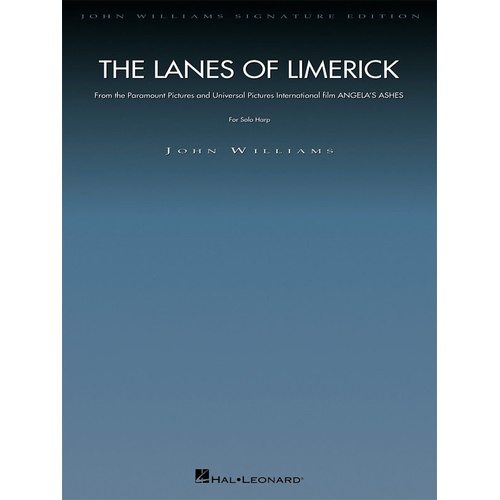 Lanes Of Limerick (Angs Ashes) Solo Harp (Softcover Book)