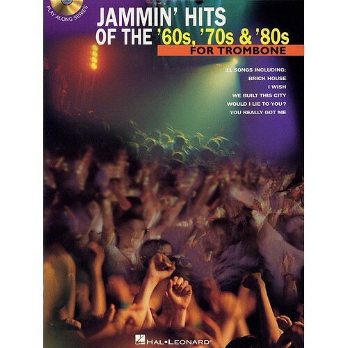 Jammin Hits Of The 60s 70S and 80s Trombone Book/CD 