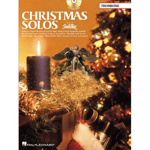 Christmas Solos Book/CD Trombone