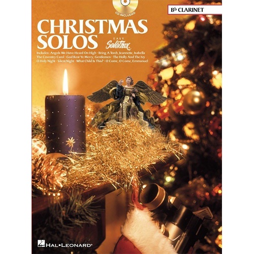 Christmas Solos for Clarinet BK/CD by Hal Leonard, 16 Pages, Solo Trax Series