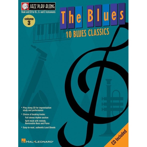 The Blues Jazz Play-Along Book/CD Volume 3