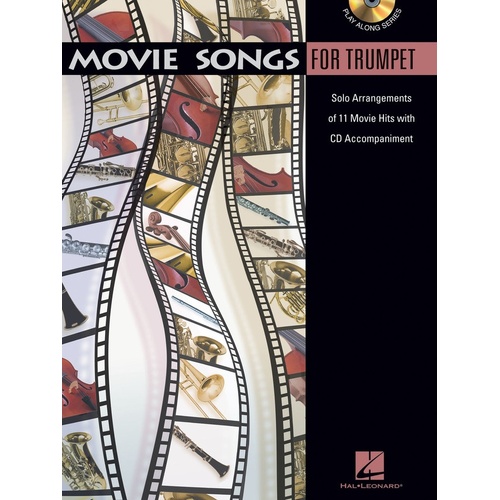 Movie Songs Book/CD Trumpet 