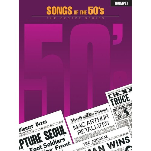 Songs Of The 50s Trumpet (Softcover Book)