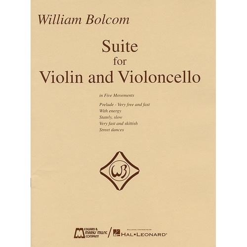 Suite For Violin / Violincello 5 Movements (Music Score/Parts)