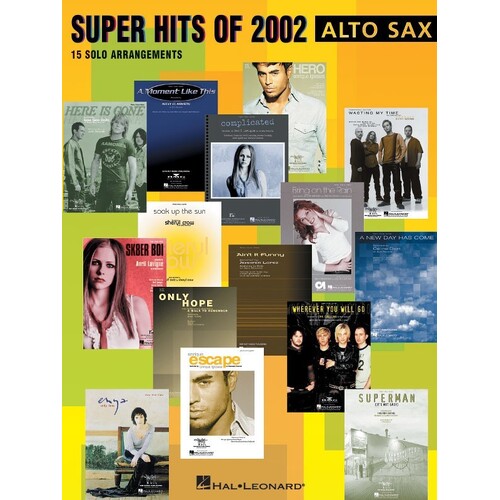 Super Hits Of 2002 Alto Sax 