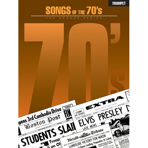 Songs Of The 70S Trumpet (Softcover Book)