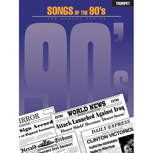 Songs Of The 90s Trumpet (Softcover Book)