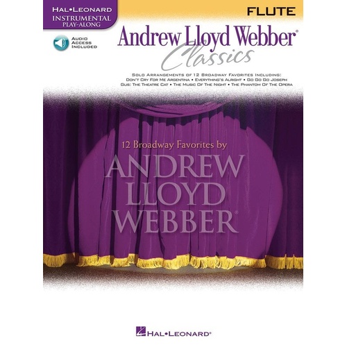 Andrew Lloyd Webber Classics for Flute BK/CD