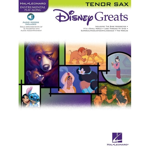 Disney Greats for Tenor Saxophone BK/CD