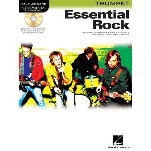Essential Rock Book/CD Trumpet (Softcover Book/CD)
