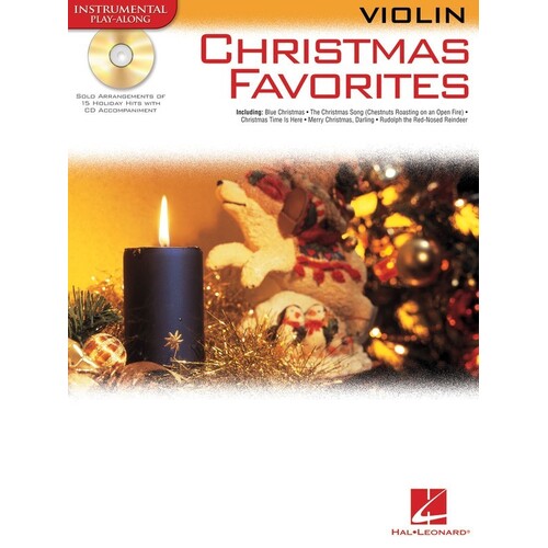 Christmas Favorites For Violin Book/CD (Softcover Book/CD)