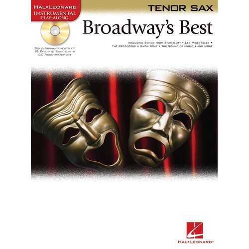 BROADWAYS BEST Book/CD TENOR SAX