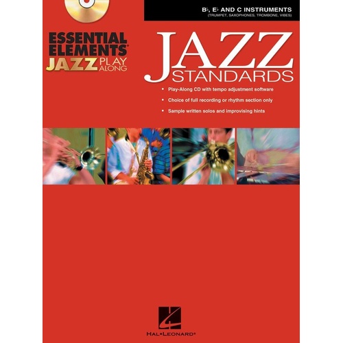 Jazz Standards EE Jazz Play-Along Book with CD for All Instruments