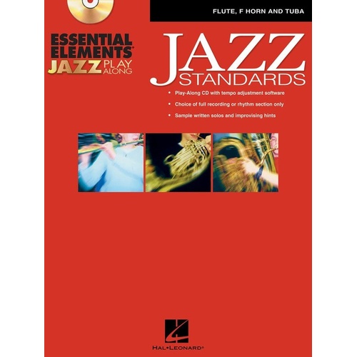Essential Elements Jazz Play-Along: Jazz Standards for Flute and Tuba with CD