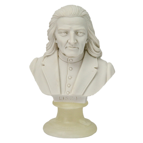 15cm Crushed Marble Liszt Bust