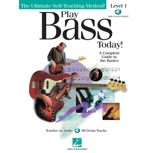 Play Bass Today Lev 1 Book/Online Audio (Softcover Book/Online Audio)