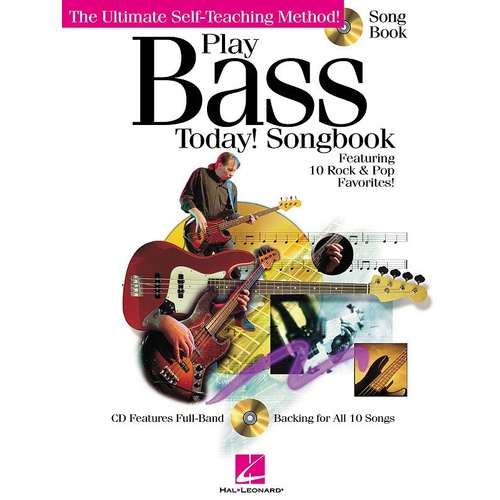 Play Bass Today Songbook 1 Book/CD (Softcover Book/CD)