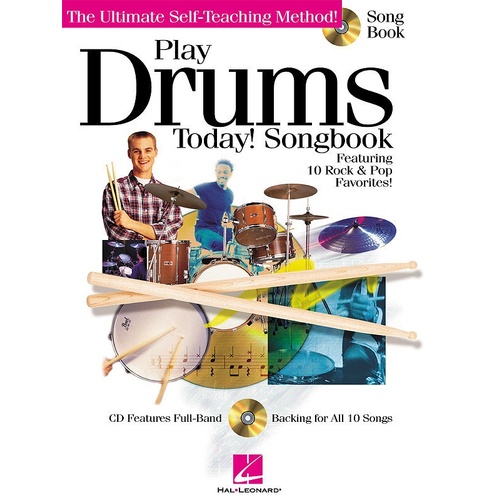 Play Drums Today SongBook/CD (Softcover Book/CD)