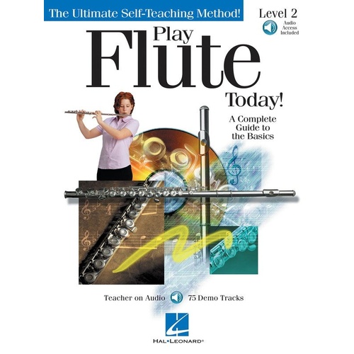 Play Flute Today Level 2 Book with Online Audio Access