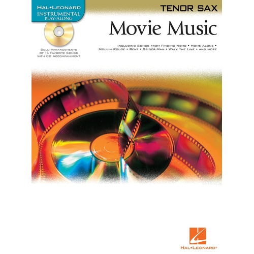 Movie Music Book/CD Tenor Sax (Softcover Book/CD)