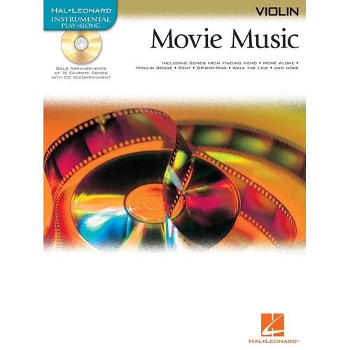 Movie Music Book/CD Violin (Softcover Book/CD)