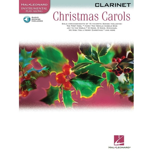 Christmas Carols for Clarinet Book with Online Accompaniments