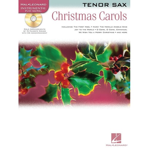 Christmas Carols For Tenor Sax Book/CD (Softcover Book/CD)