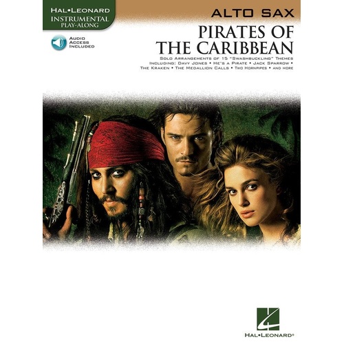 Pirates of the Caribbean for Alto Saxophone - Instrumental Play-Along Series