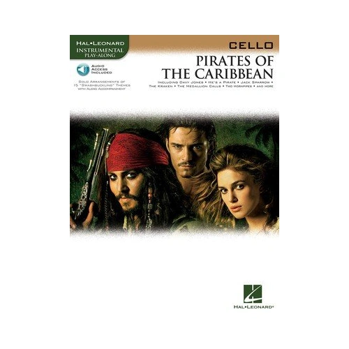 Pirates of the Caribbean for Cello by Hal Leonard, 24 Pages