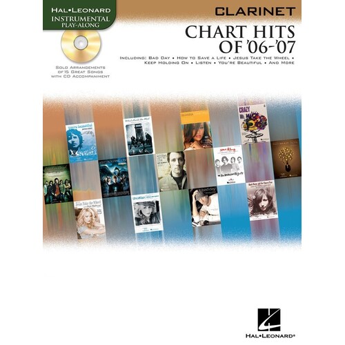 Chart Hits Of 06 07 Book/CD Clarinet (Softcover Book/CD)