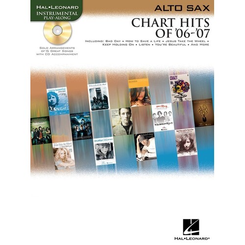 Chart Hits Of 06 07 Book/CD Alto Sax (Softcover Book/CD)