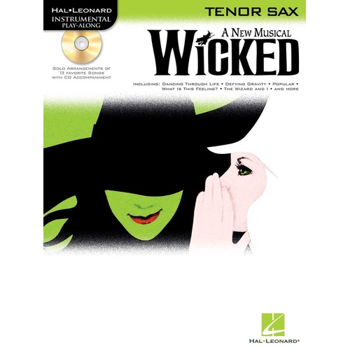 Wicked A New Musical Tenor Saxophone Book/CD (Softcover Book/CD)