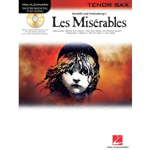 Les Miserables Tenor Sax Book/CD 