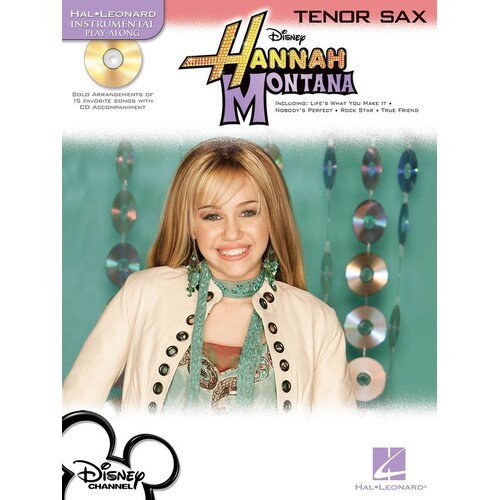 Hannah Montana Tenor Sax Book/CD (Softcover Book/CD)