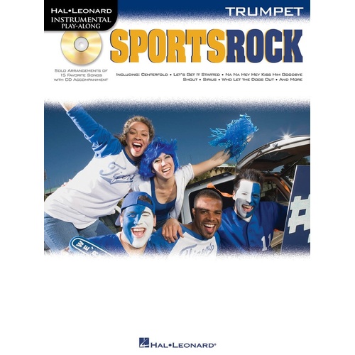 SPORTS ROCK TRUMPET PLAY ALONG Book/CD