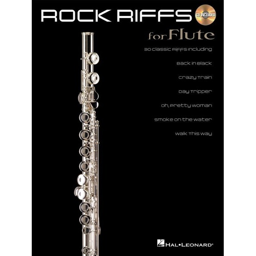 Rock Riffs Flute Book with CD by Hal Leonard