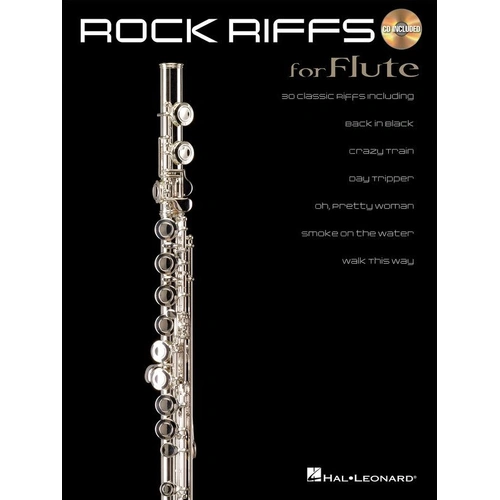 Rock Riffs Flute Book with CD by Hal Leonard