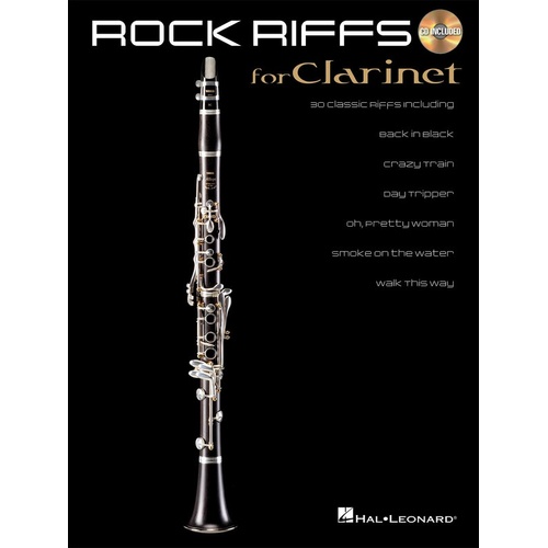Rock Riffs Clarinet Book/CD (Softcover Book/CD)