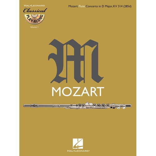 Mozart - Flute Concerto D Maj K314 Book/CD (Softcover Book/CD)