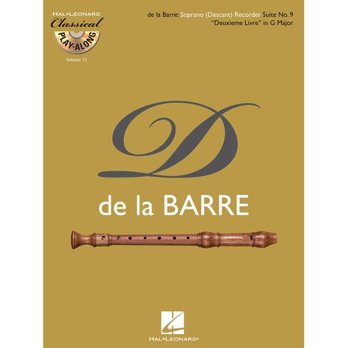 Classical Play Along Recorder Deuxieme Livre Book/ (Softcover Book/CD)