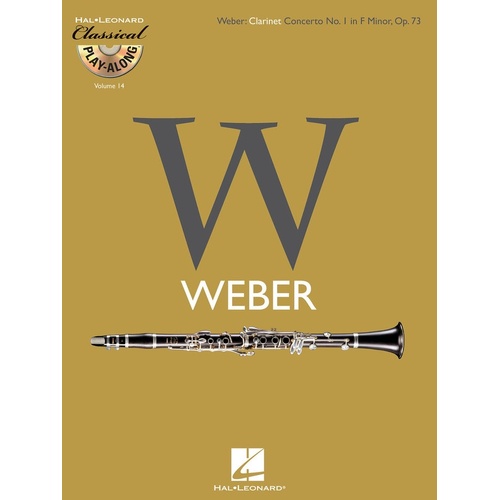 Classical Play Along Clarinet Concerto Op 73 Book/ (Softcover Book/CD)