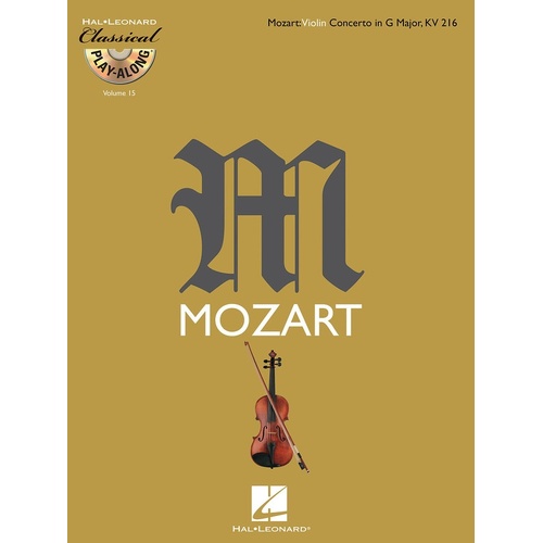 Classical Play Along Violin Concerto K216 Book/CD (Softcover Book/CD)