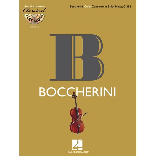 Classical Play Along Cello Concerto G482 Book/CD V (Softcover Book/CD)