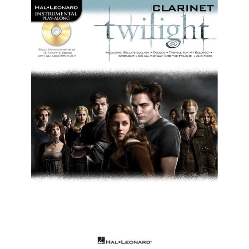 Twilight BK/CD Clarinet Songbook with Accompaniment CD