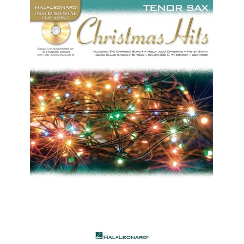 Christmas Hits For Tenor Saxophone Book/CD (Softcover Book/CD)