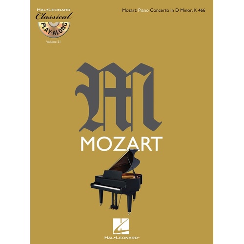 Classical Play Along Piano Concerto K466 (Softcover Book/CD)
