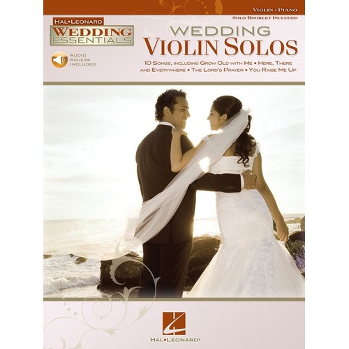 Wedding Violin Solos Book by Hal Leonard